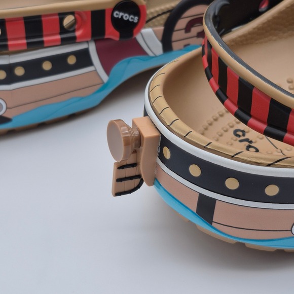 Crocs Classic Clogs One Piece The Thousand Sunny Men's Size 12 Shoes Causal - Picture 10 of 14